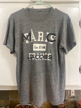 Marc Jacobs Heather Gray Crewneck Tee